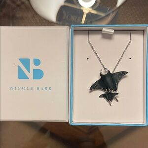 Nicole Barr Manta Ray Necklace